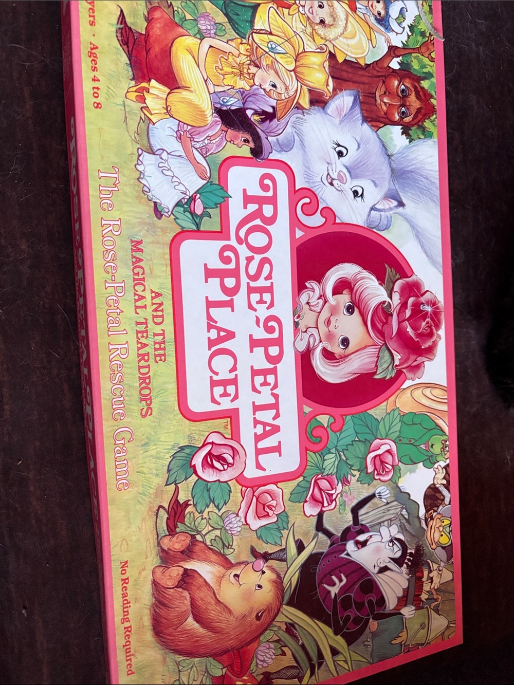 1980’s Rose Petal Place Kids Board Game – Pink